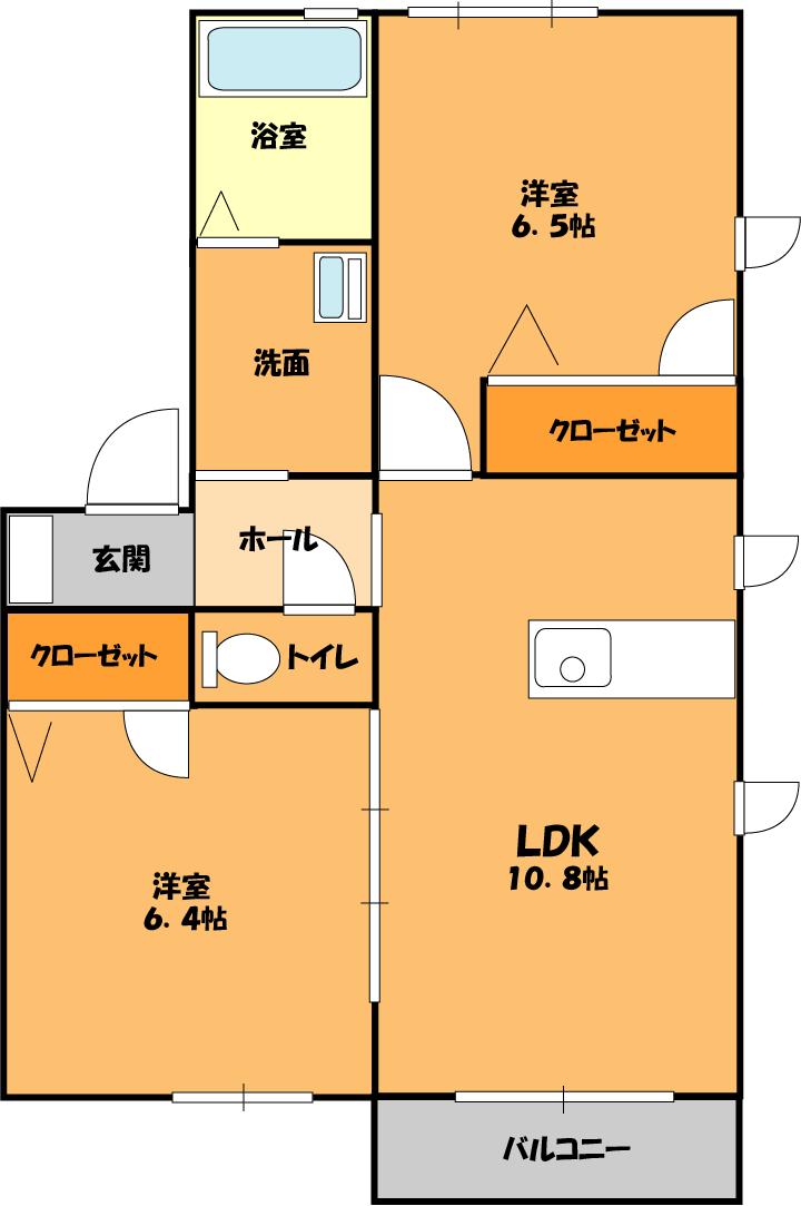 アリスBの間取り