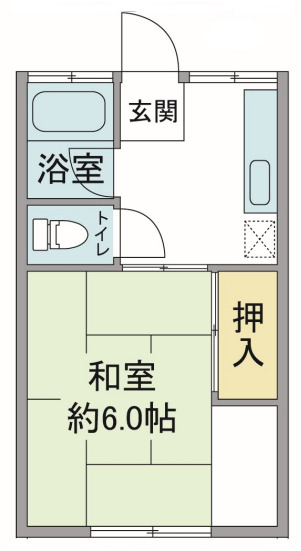 ハタノハイツの間取り