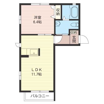 グランフォンテーヌⅡBの間取り