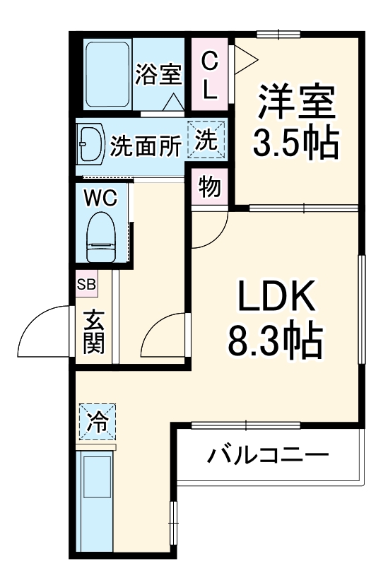 (仮称)草加市西町計画の間取り