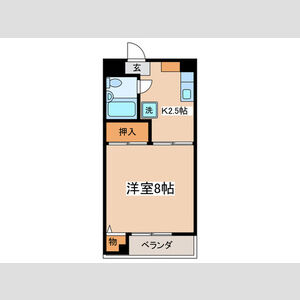 コーポナカネの間取り