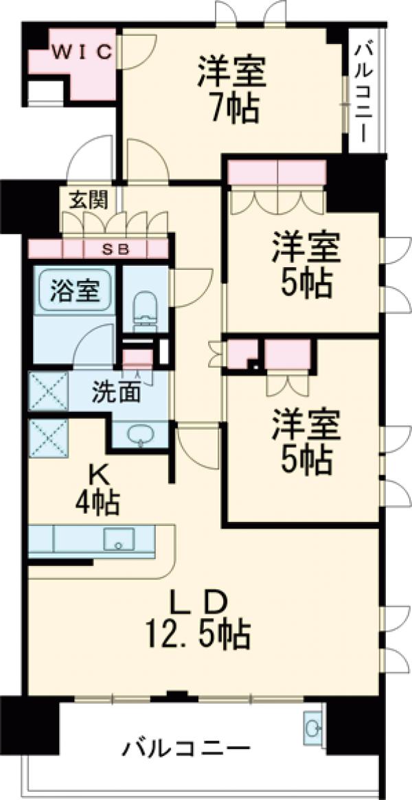 アルファグランデ篠崎弐番街の間取り