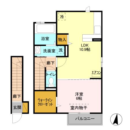 ウィット薬円台の間取り