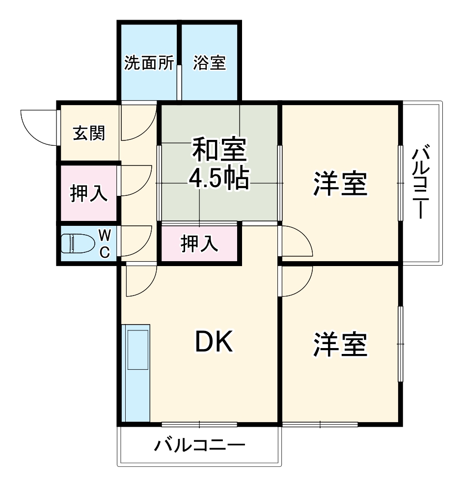 サンセットビレッジの間取り