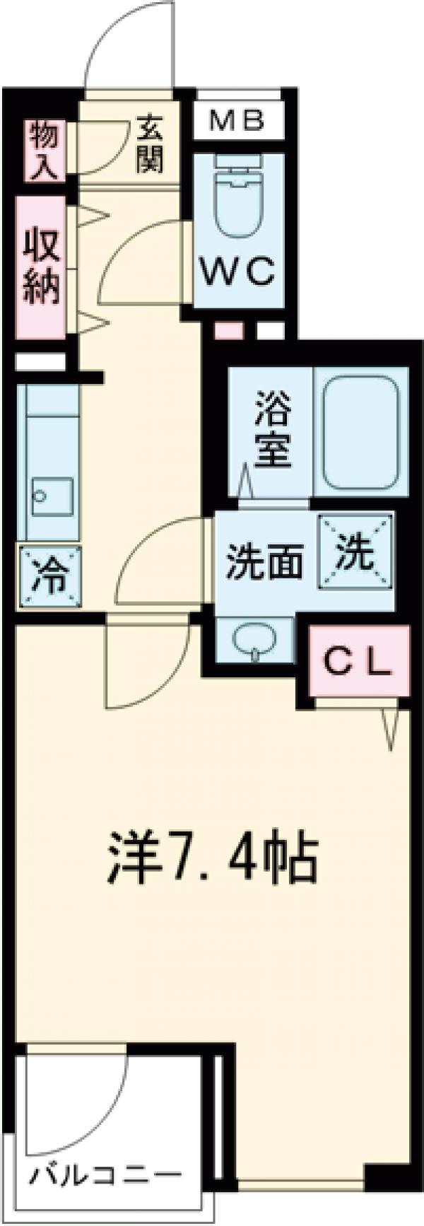 KNOTS東武練馬Staの間取り