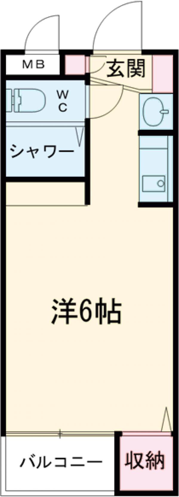 S-Studio Westの間取り