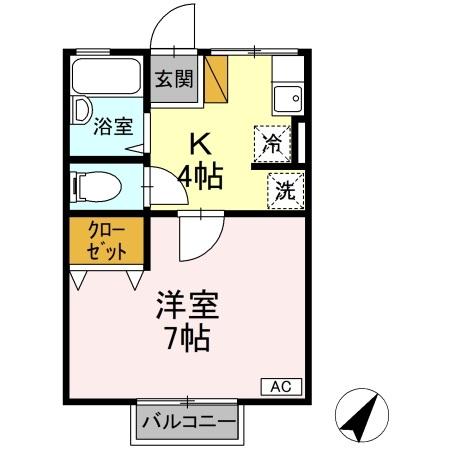 マミハウスAの間取り