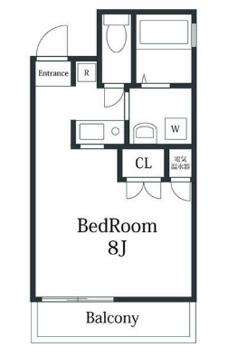 アンリシェール橋本Aの間取り