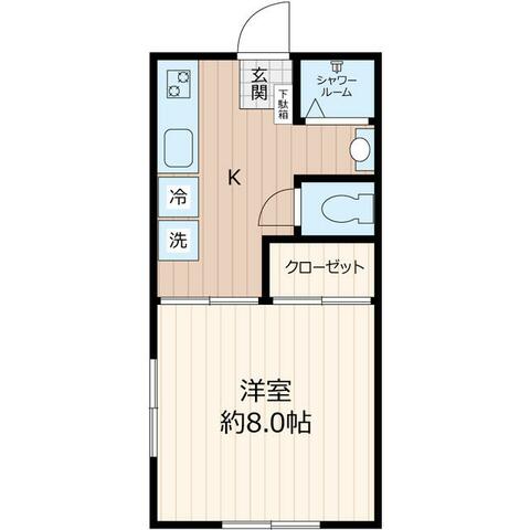 南矢名の完工年月(1980年3月)築の賃貸アパートの間取り