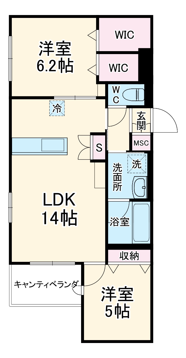 CASA GRANDEの間取り