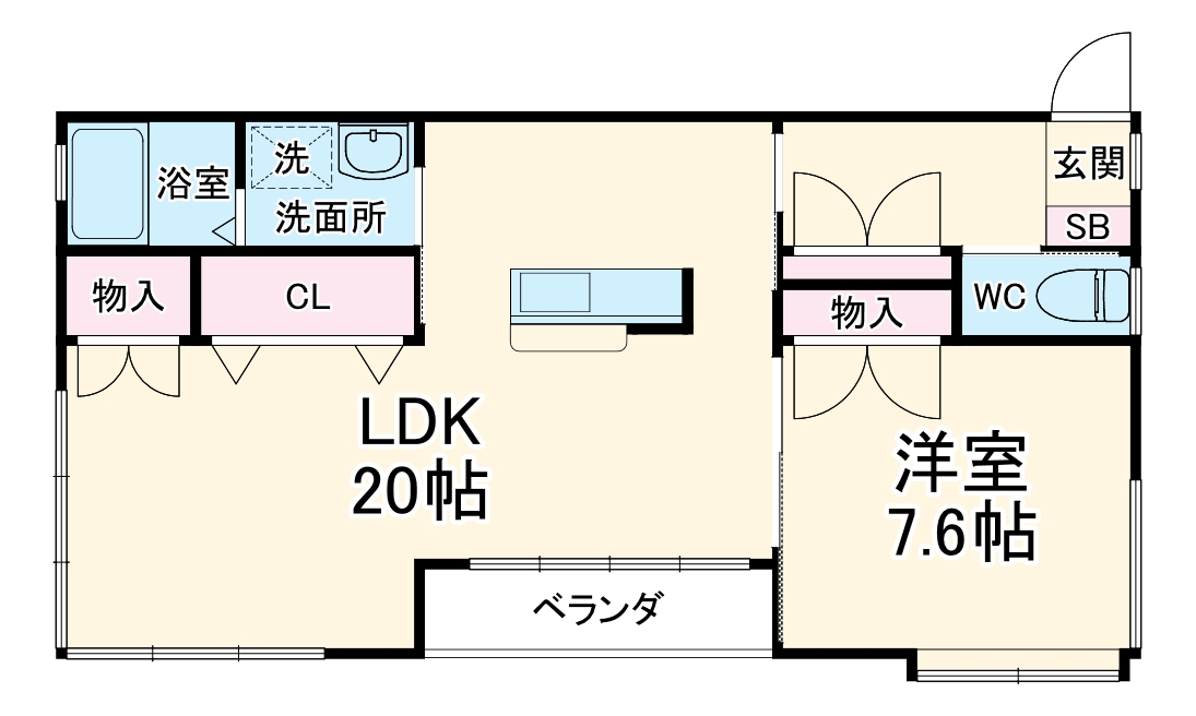 TYマンションWingsの間取り