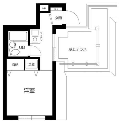 マートルコート豪徳寺の間取り