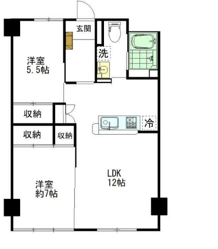 東急江田駅前ドエリングの間取り