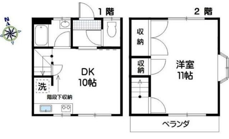 ハイツ・エムの間取り