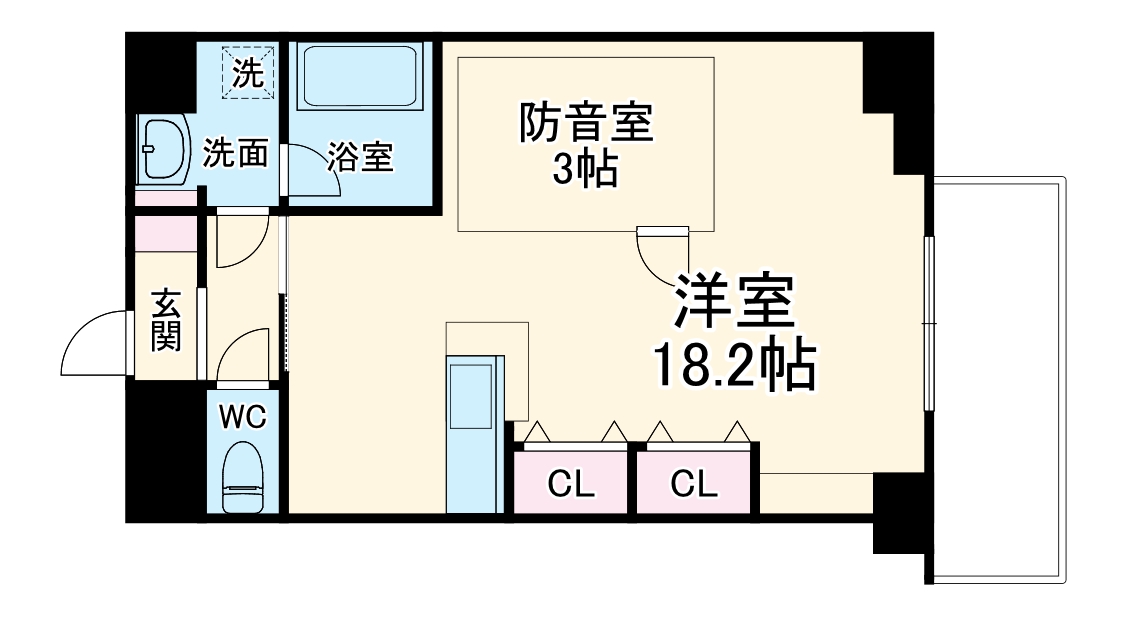 セントフィオーレ松葉の間取り