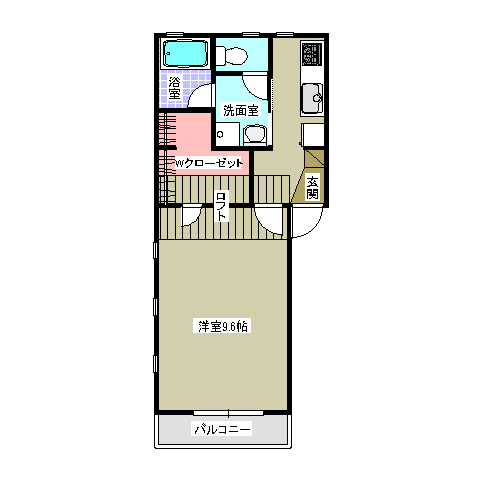 メゾンアンテノールの間取り