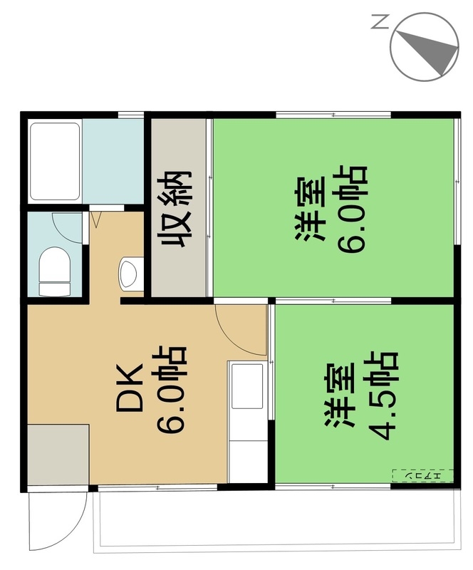 グレース松戸Bの間取り
