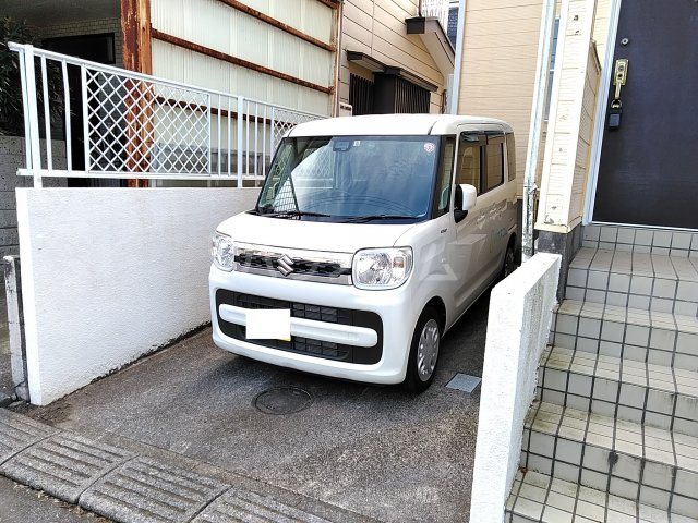 12/14 駐車場
