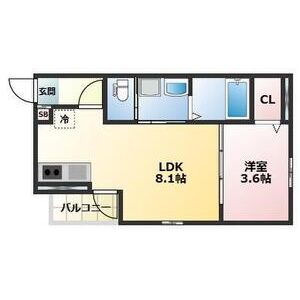 AREGRIA北助松Southの間取り