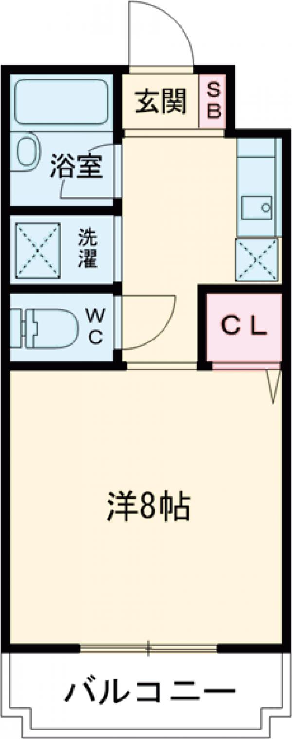アメニティMの間取り