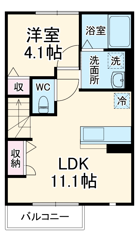 ブリームコート西宮北口の間取り