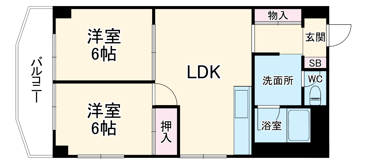 かわさきスカイビルの間取り
