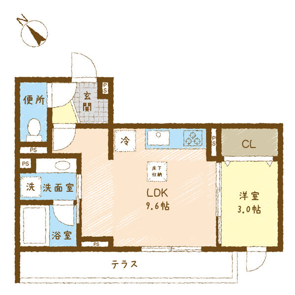 リアンの間取り