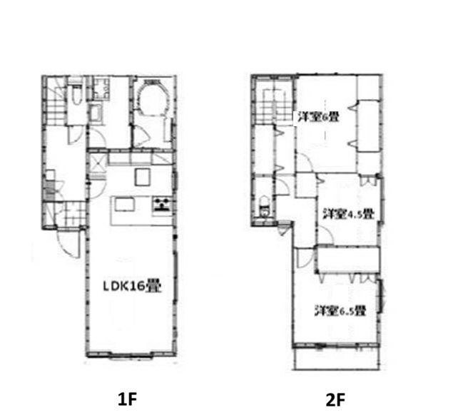 上鶴間一戸建の間取り