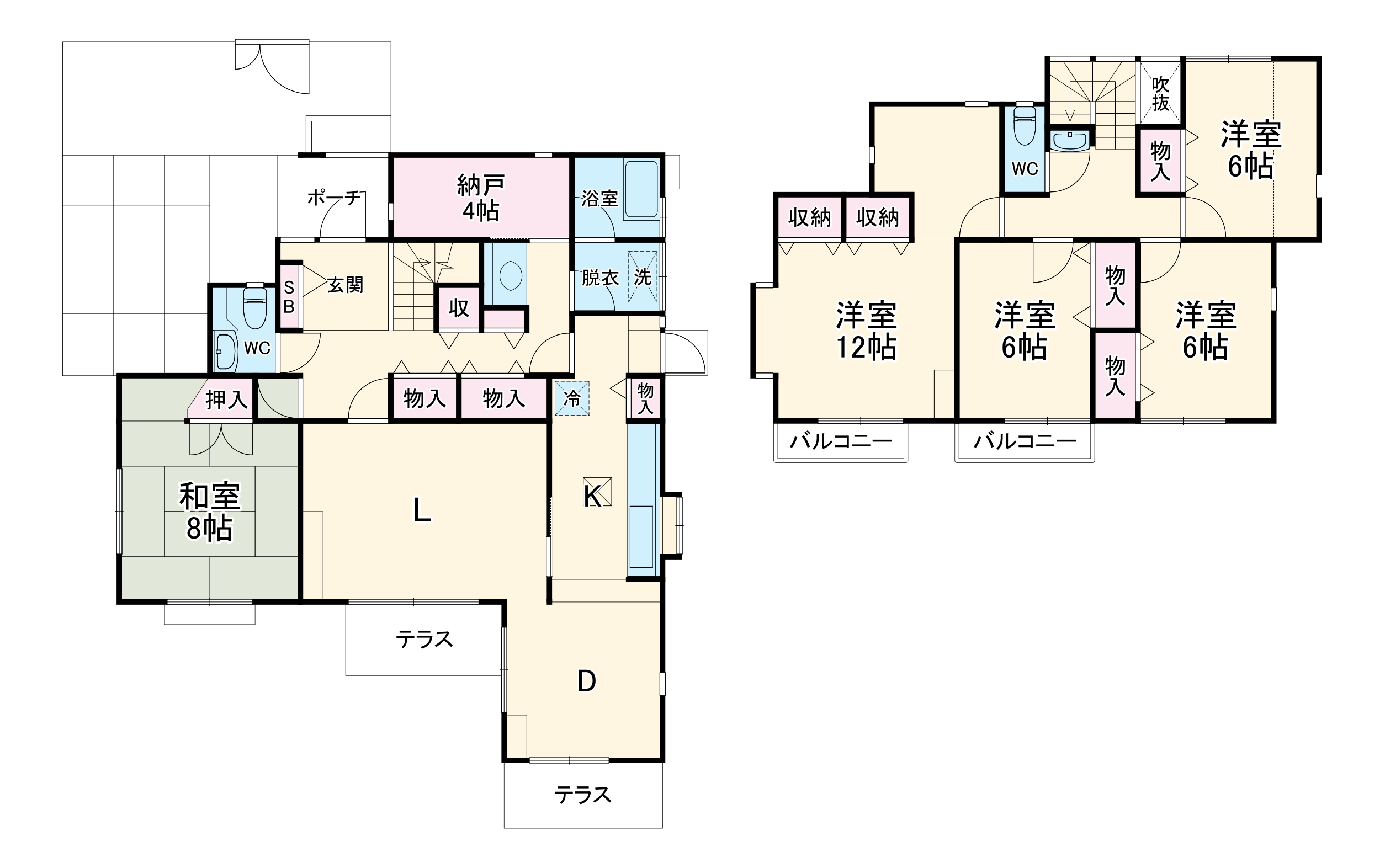 荏田北戸建の間取り