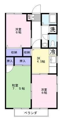 サブラインセジュールの間取り