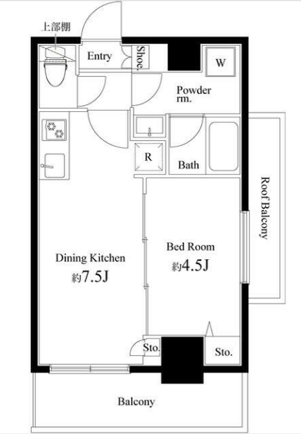 Court Blancheの間取り