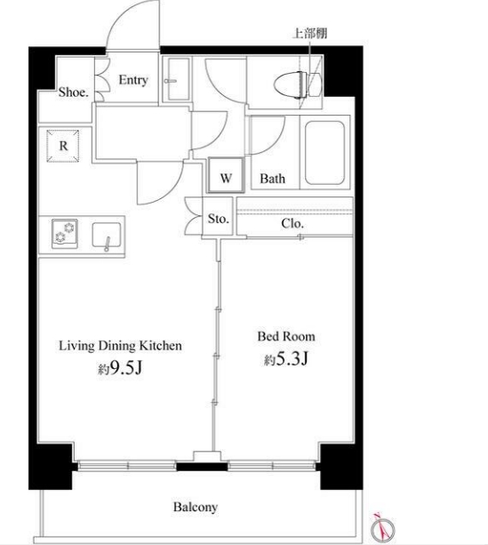 Court Blancheの間取り