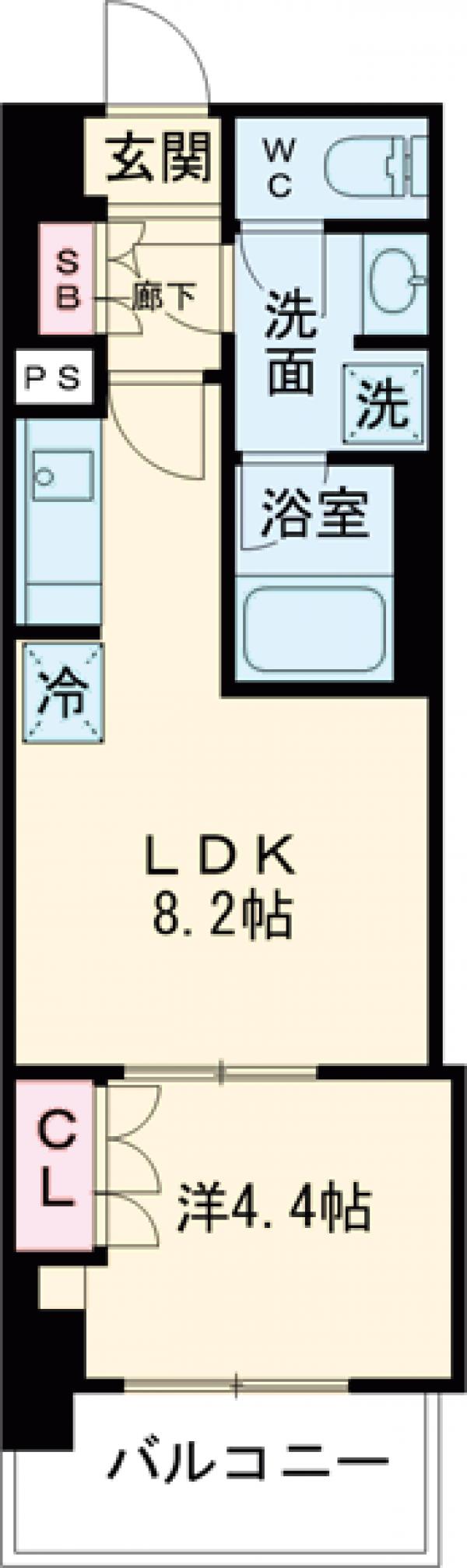 パークアクシス池袋イーストの間取り