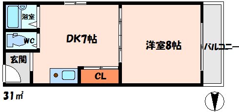 スクエアコート栄町の間取り