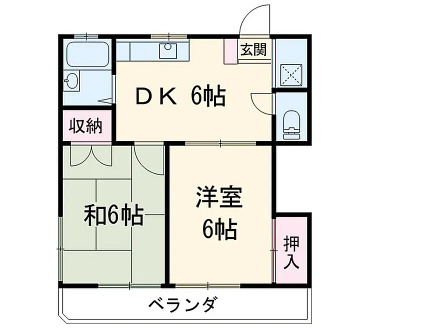 セピアハイツの間取り