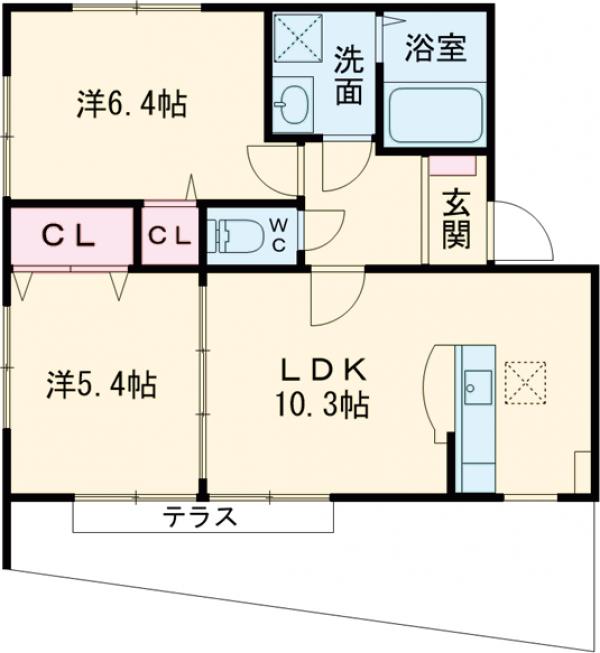 ティアラ麦野の間取り