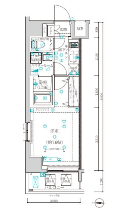 ARTESSIMO REFINAの間取り