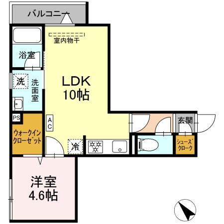 セレスティア堀切Ⅱの間取り