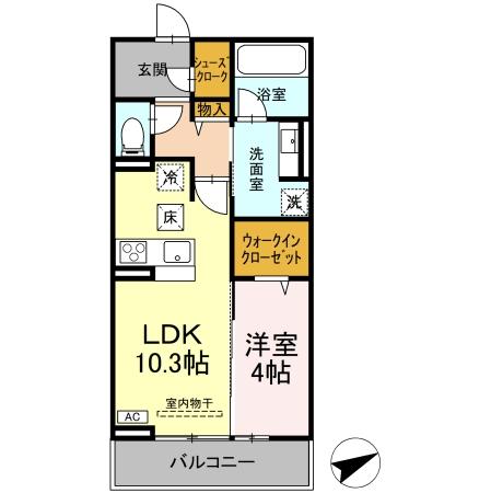 Ce il Sole(チェ イル ソーレ)の間取り