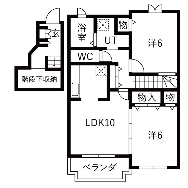 サフィニアガーデンの間取り