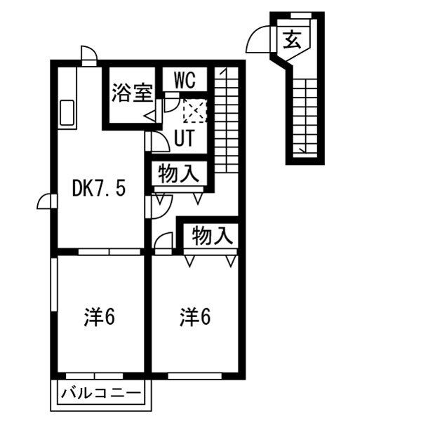 サフィニアガーデンの間取り