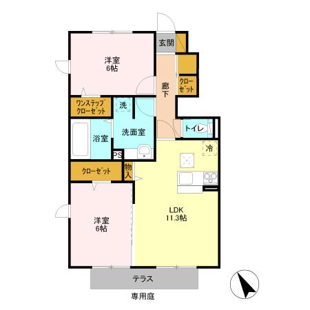 エスペランサ鷺沼台の間取り
