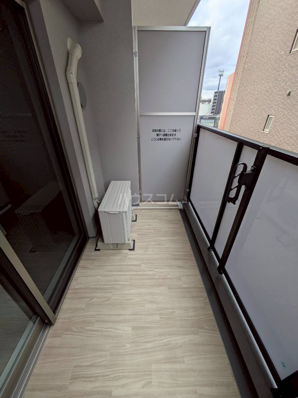 12/25 バルコニー