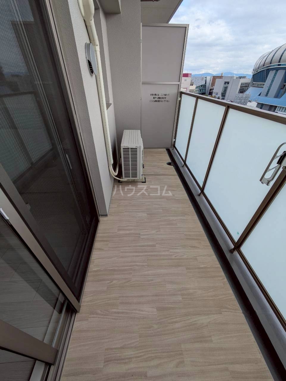 12/24 バルコニー