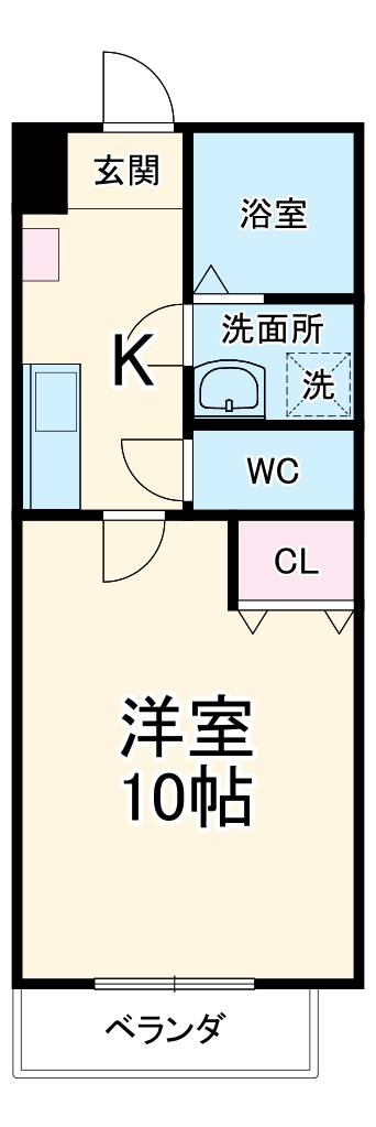 サニーハイツ上社の間取り