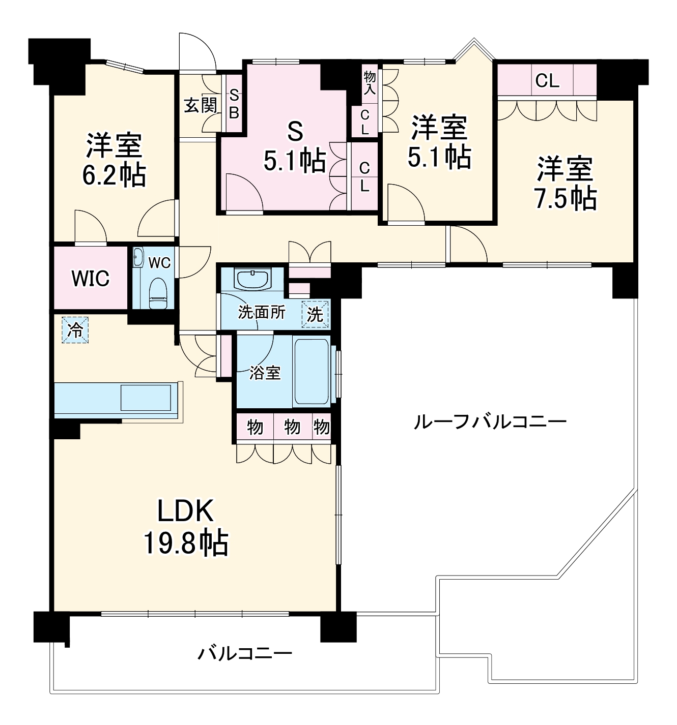 ローレルコート鷺沼の間取り