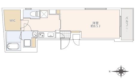 GranDuo高円寺5の間取り