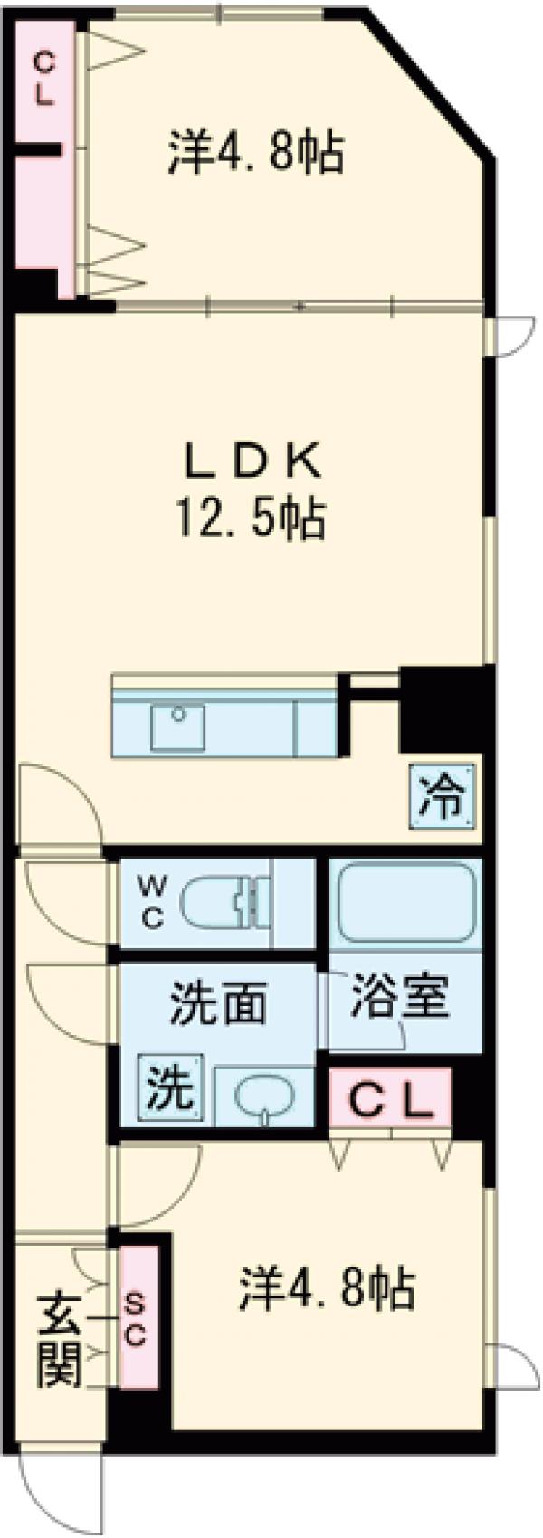 スタイリオ桜新町の間取り