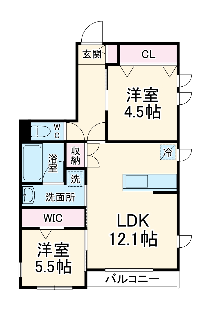 ソレイユメゾンの間取り
