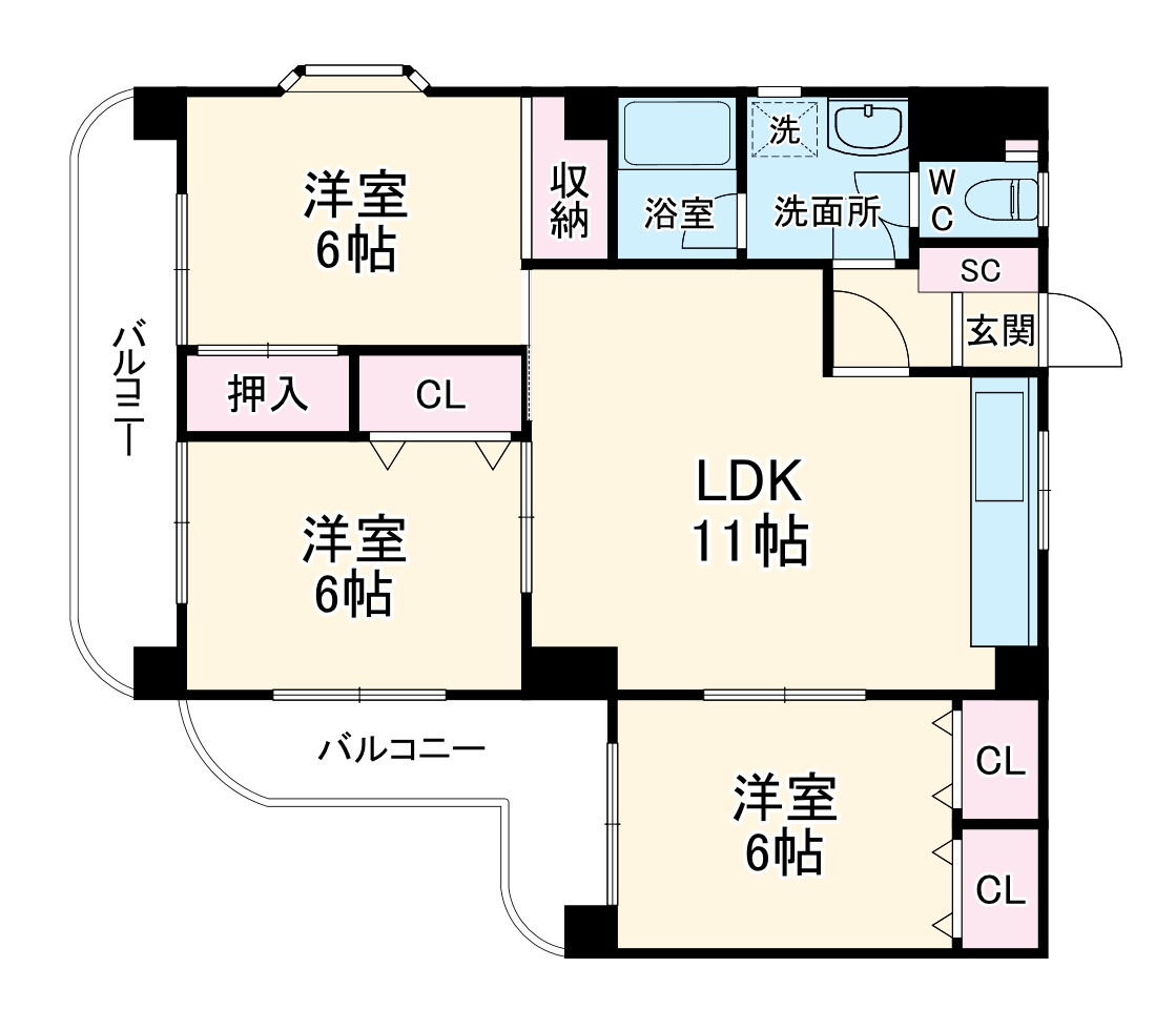 グランド吹上の間取り